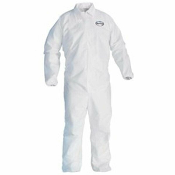 Homecare Products A40 Liquid & Particle Protection Coveralls, 4XL - White, 25PK HO1893758